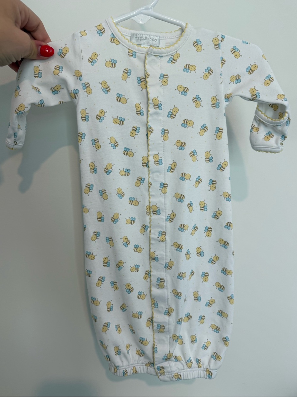 Magnolia Baby Boutique Bumble Bee Sleep Sack Newborn 100% Pima Cotton